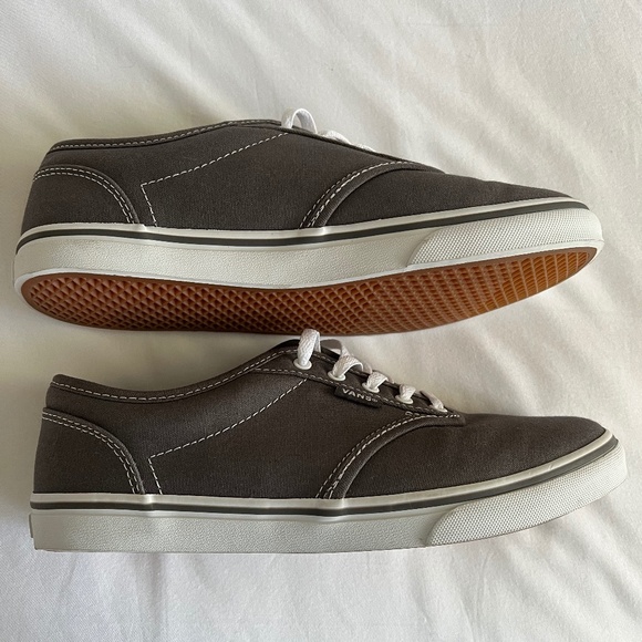 Vans Off the Wall Grey/Gray Lace-Up Sneakers, Brand new, Size US 7 - Picture 5 of 11